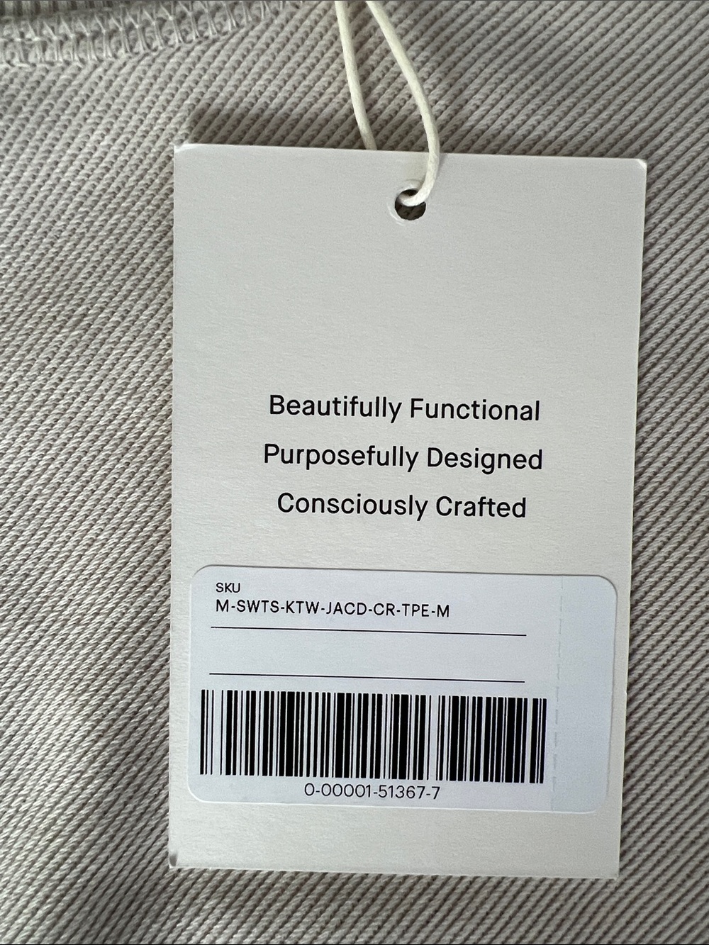 New Everlane TWILL TERRY JACQUARD CREW SWEATSHIRT Peyote Size M - Picture 5 of 13